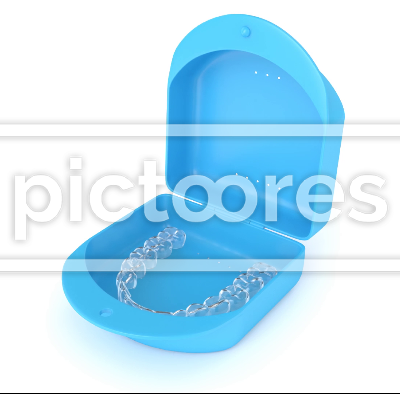 Lower clear and removable aligner