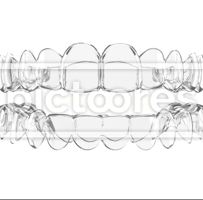 Clear removable orthodontic aligner